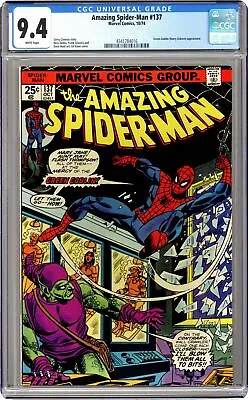 Buy Amazing Spider-Man #137 CGC 9.4 1974 4341784016 • 181.77£