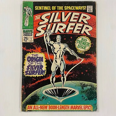Buy Silver Surfer #1 1968 GD Cent Copy Pence Stamp • 330£