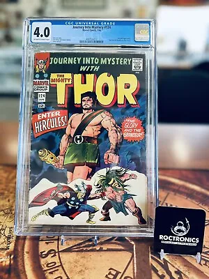 Buy Journey Into Mystery #124 CGC 4.0 1966 Hercules Thor Reveals Identity • 118.74£