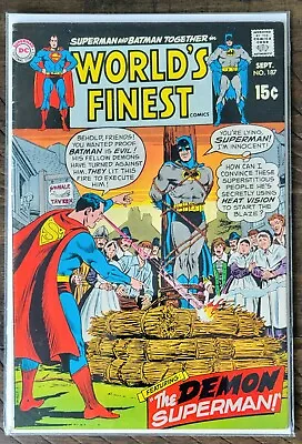 Buy World's Finest #187 (1969) Silver Age Key Comic, Kirby Green Arrow Origin Retold • 15.14£