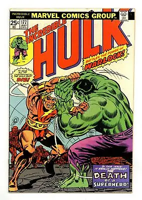 Buy Incredible Hulk #177 FN- 5.5 1974 • 25.33£