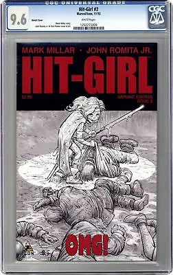 Buy Hit-Girl #3C Romita 1:50 Variant CGC 9.6 2012 1252255008 • 66.61£