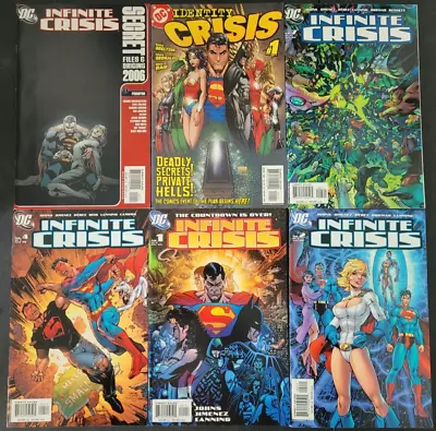 Buy Infinite Crisis/crisis On Infinity Earths Set Of 8 Issues George Perez! Jim Lee! • 11.85£