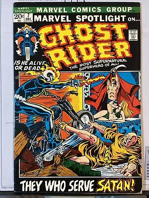 Buy Marvel Spotlight #7 On Ghost Rider (1972) 3rd Appearance Of Ghost Rider • 23.72£