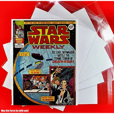 Buy Star Wars Weekly # 5    1 Marvel Comic Bag And Board 8 3  80 UK 1978 (Lot 2810 • 17.99£