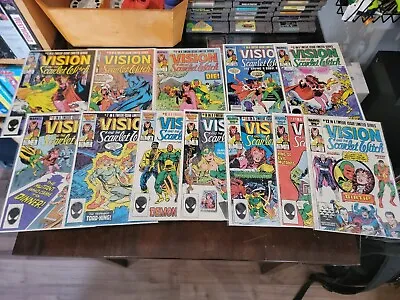 Buy VISION And The SCARLET WITCH #1-12 (1985) Complete Limited Series Marvel All VF+ • 78.83£