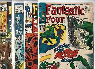 Buy Fantastic Four #71, #72, #87, #96, #110, #113, #124, #146 & #195 (1968+, Marvel) • 482.26£
