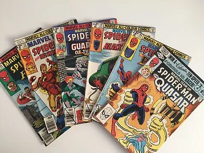 Buy Marvel Team-Up's #'s 71,72,86,87,90 & 113 Spider-Man + Various Inc Falcon, Beast • 15£
