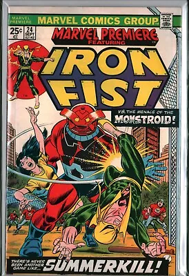 Buy MARVEL PREMIERE #24 Featuring IRON FIST (1974) Bronze Age F (6.0) • 5.59£