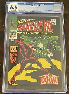 Buy Daredevil #37 CGC 6.5 Dr. Doom App..Don't Look Now But It's...DR. DOOM • 83.42£