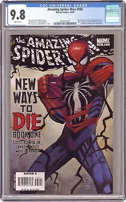 Buy Amazing Spider-Man #568A Romita Jr. 1st Printing CGC 9.8 2008 4391292001 • 99.94£