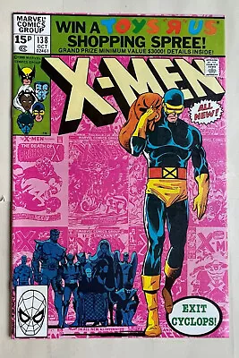 Buy AMAZING CONDITION - Uncanny X-men #138 - Cyclops Leaves - 1980 - John Byrne • 34.99£