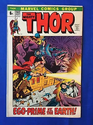 Buy The Mighty Thor #202 VFN- (7.5) MARVEL ( Vol 1 1972) (2) • 19£