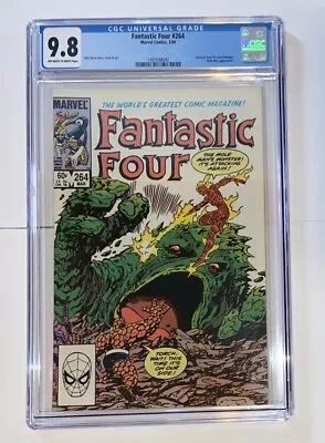 Buy Fantastic Four 264 CGC 9.8 #1 Homage Cover Mole Man Byrne 1984 Marvel • 63.24£