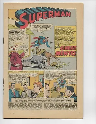 Buy Superman 147 - Coverless - Superman - 1st Legion Of Super-villains (1961) • 20.09£