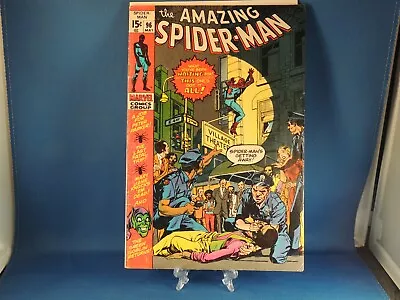 Buy AMAZING SPIDER-MAN #96 No Comic Code 1971 DRUG ISSUE • 59.96£