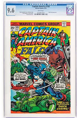 Buy Captain America Falcon #185 Cgc 9.6 Nm+ Red Skull Appearance Gil Cane Cover Key  • 78.27£