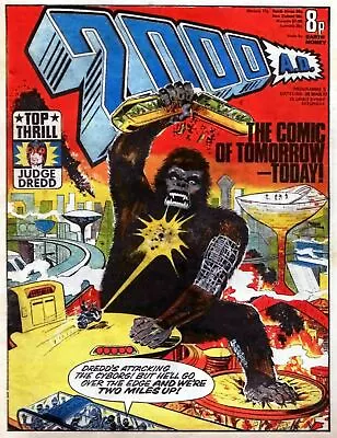 Buy 2000ad Prog 5 1977 1st Judge Dredd Cover Art Rare Key Issue Comic 26 3 1977 UK # • 50.99£