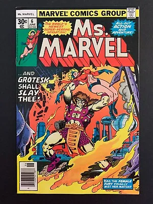 Buy Ms. Marvel #6 *high Grade!* (marvel, 1977)  Carol Danvers!  Lots Of Pics! • 11.79£