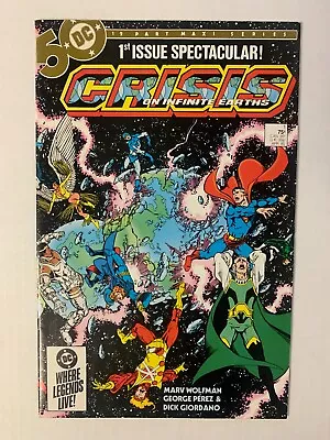Buy Crisis On Infinite Earths #1 - Apr 1985 - Major Key - (8314) • 6.83£