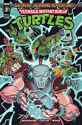 Buy Teenage Mutant Ninja Turtles Saturday Morning Adventures #3 Cover A Lattie • 3.15£