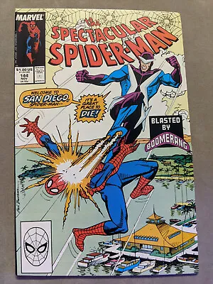 Buy The Spectacular Spiderman #144, Marvel Comics, 1988, FREE UK POSTAGE • 5.99£