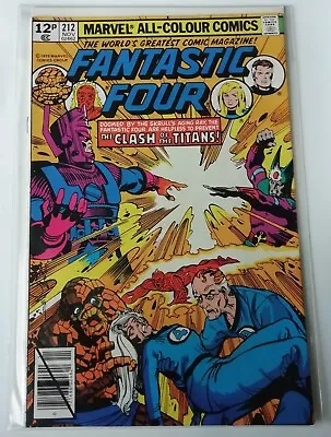 Buy Fantastic Four #212 (1979) Galactus & Terrax Appearance NEAR MINT 9.8 High Grade • 7.99£