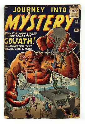 Buy Journey Into Mystery #63 FR/GD 1.5 1960 • 47.92£
