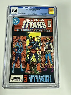 Buy Tales Of The Teen Titans 44 Cgc 9.4 White Pages Dc Comics 1984 • 105.95£