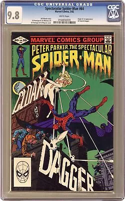 Buy Spectacular Spider-Man Peter Parker #64D CGC 9.8 1982 0164656030 • 517.83£