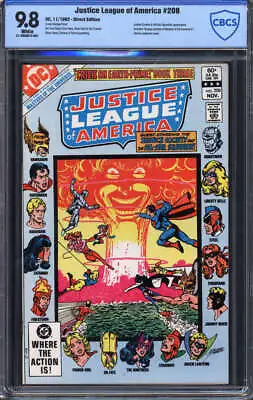 Buy Justice League Of America #208 Cbcs 9.8 White Pages // Dc Comics 1982 • 111.93£
