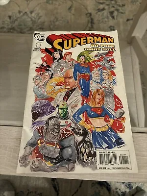 Buy SUPERMAN 80-Page GIANT #1 (2011) Dustin Nguyen Cover DC Comics • 4£