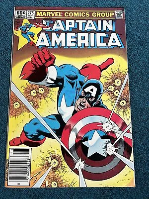 Buy Captain America #275 - 1st Appearance Baron Zemo 1982 Newsstand • 7.94£
