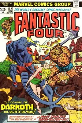 Buy Fantastic Four #142 FN- 5.5 1974 Stock Image Low Grade • 9.09£