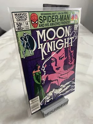 Buy Moon Knight #14 -  (1981) - 1st App Stained Glass Scarlet, ( 50CENT VARIANT ) • 30£