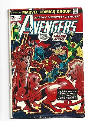 Buy Avengers #112, GD+ 2.5, 1st Appearance Mantis; Black Widow, Black Panther • 22.14£