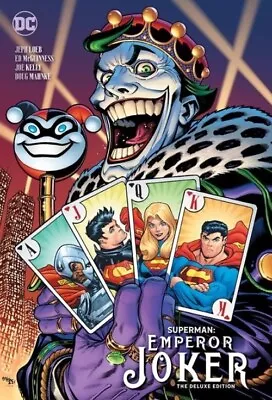 Buy SUPERMAN: EMPEROR JOKER THE DELUXE EDITION DM Variant HARDCOVER DC Comics HC • 39.56£