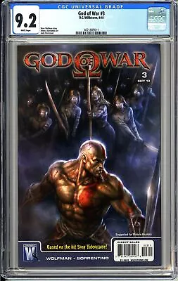 Buy God Of War #3 CGC 9.2 4021889011 Kratos! Game By Sony! 1st Print Netlix LOW PRIN • 80.24£