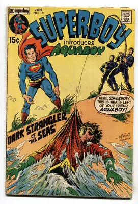 Buy SUPERBOY #171--1971--Introduction Of AQUABOY--comic Book--DC • 26.38£