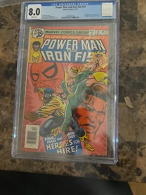Buy Power Man And Iron Fist #54, 8.0 CGC, 1st Heroes For Hire • 75.47£