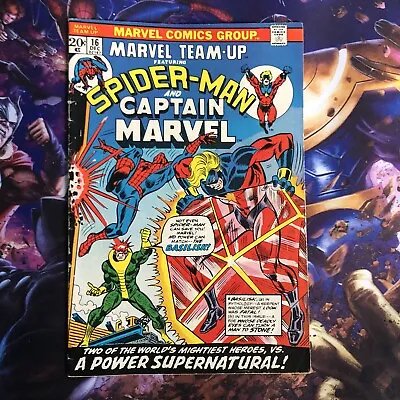 Buy Marvel Team-Up #16 Spider-Man Cap Marvel 1st/Origin Basilisk 1st Alpha Stone • 11.60£