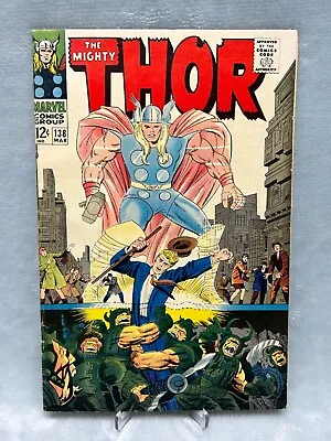 Buy THE MIGHTY THOR 138 Silver Age Marvel Comic Book Ragnarok Avengers • 15.98£
