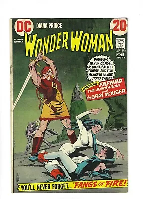 Buy Wonder Woman #202  Diana Prince, 1st Fafhrd & The Grey Mouser, 6.5 FN+, DC • 31.59£