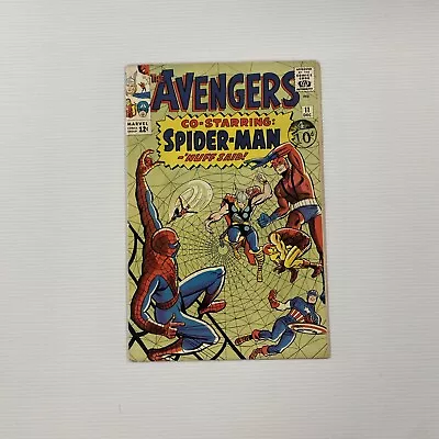 Buy Avengers #11 1964 FN Cent Copy Pence Stamp 2nd Kang Appearance • 222£