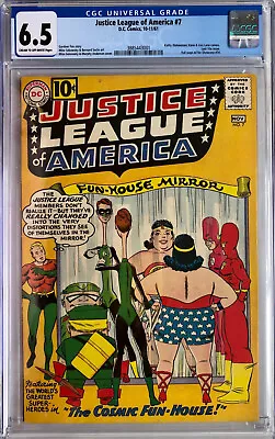 Buy Justice League Of America #7 CGC 6.5 (1961) Silver Age Last 10 Cents Issue • 225£