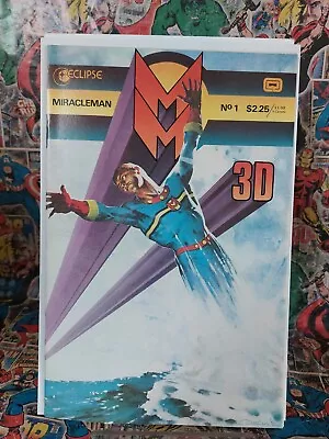 Buy Miracleman #1 3D VF Eclipse Comics 1985 Complete With 3D Glasses • 14.95£