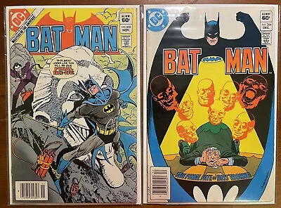 Buy Batman #353 354 CLASSIC JOKER Cover, DC Key 1982 VF+, NEWSSTAND!!! • 24.11£