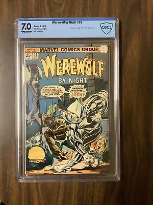 Buy Werewolf By Night #32 CBCS 7.0 - 1st Appearance Moon Knight (1975) Not CGC • 1,200.91£