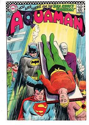 Buy Aquaman #30 (1966) - Grade 7.5 - Death Of Duplicate - Batman & Superman Cameo! • 121.64£