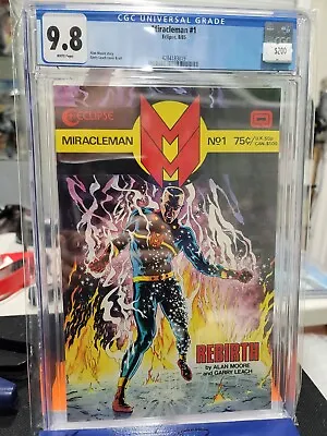 Buy Miracleman # 1 CGC 9.8 White Eclipse 1985 1st Issue In Series Alan Moore Story • 159.36£